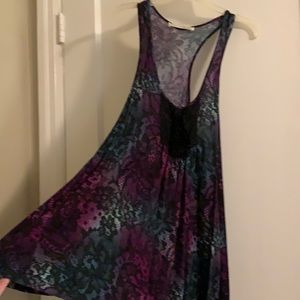 Black, purple & blue